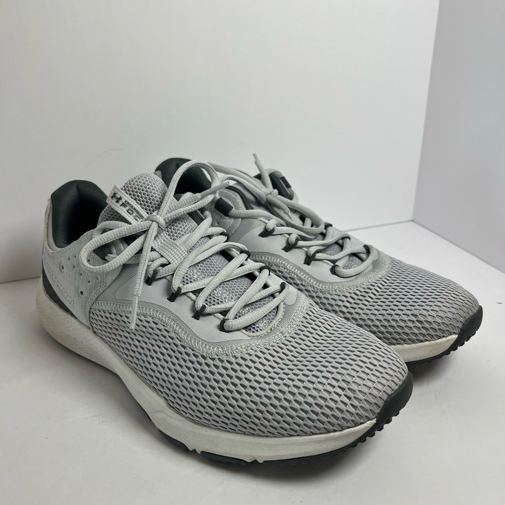 Under Armour Womens Size 11 Light Grey Charged Running Shoes Athletic‎